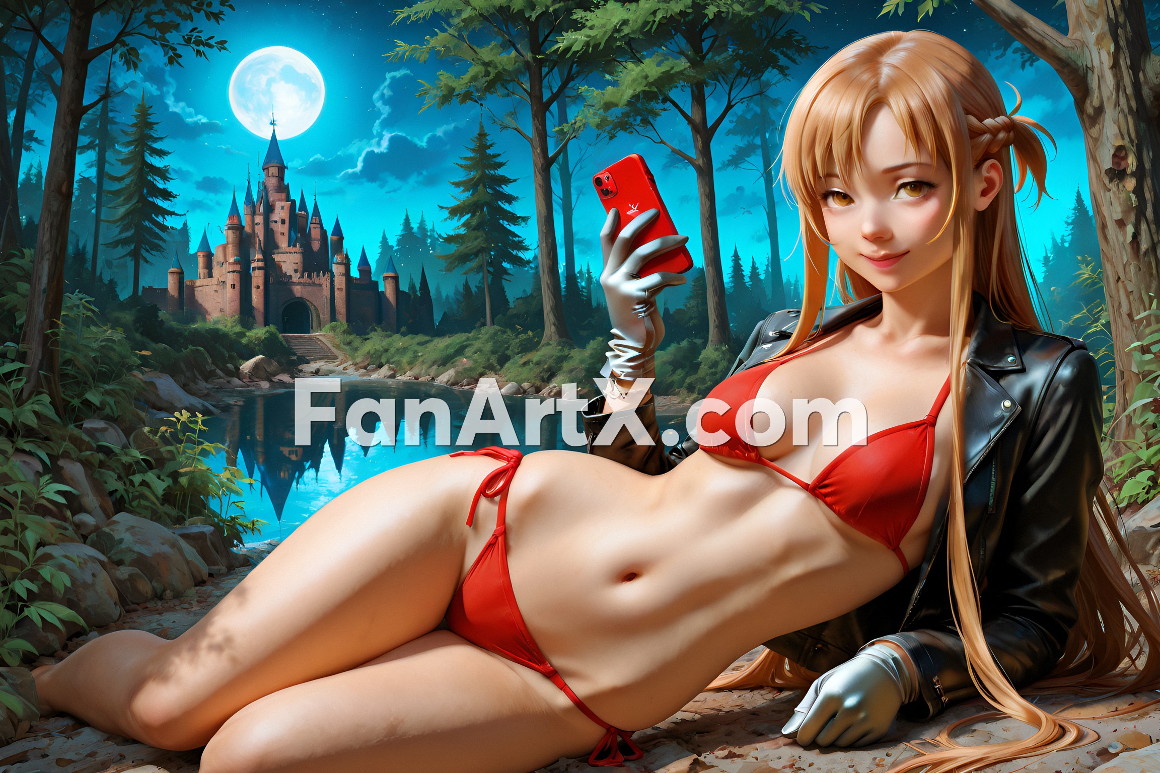 Sao Asuna Yuuki Fanart - Sword Art Online character 8672160